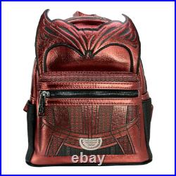 Disney Loungefly Scarlet Witch Wanda Cosplay Mini Backpack in hand