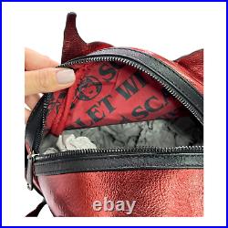 Disney Loungefly Scarlet Witch Wanda Cosplay Mini Backpack in hand