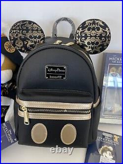 Disney MICKEY Main Attraction Pirates Caribbean Loungefly Backpack Plush Pin Key