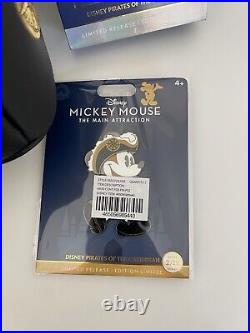 Disney MICKEY Main Attraction Pirates Caribbean Loungefly Backpack Plush Pin Key