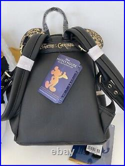 Disney MICKEY Main Attraction Pirates Caribbean Loungefly Backpack Plush Pin Key