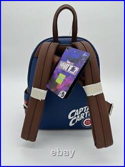 Disney Marvel Loungefly What If Captain Carter Mini Backpack NEW WITH TAGS