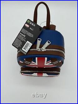 Disney Marvel Loungefly What If Captain Carter Mini Backpack NEW WITH TAGS