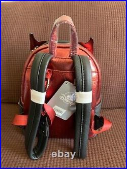 Disney Marvel Scarlet Witch Loungefly Mini Backpack and Minnie Ears Set NWT