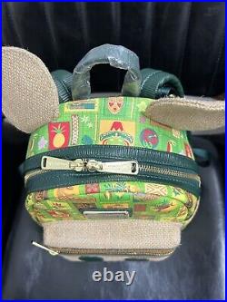 Disney Mickey Mouse Main Attraction Enchanted Tiki Room Loungefly Mini Backpack