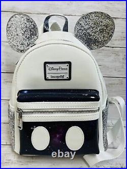 Disney Mickey Mouse Main Attraction Space Mountain Loungefly Backpack NWT