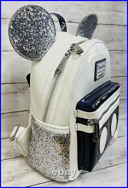 Disney Mickey Mouse Main Attraction Space Mountain Loungefly Backpack NWT