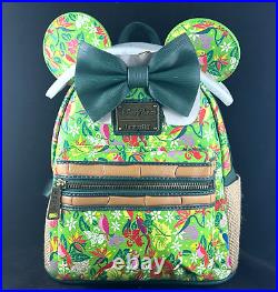 Disney Minnie Mouse Main Attraction Enchanted Tiki Room Loungefly Backpack Nwt