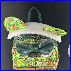 Disney Minnie Mouse Main Attraction Enchanted Tiki Room Loungefly Backpack Nwt