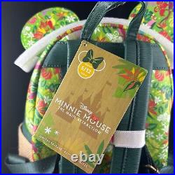 Disney Minnie Mouse Main Attraction Enchanted Tiki Room Loungefly Backpack Nwt