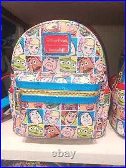 Disney Park Loungefly Pixar Toy Story Mini Backpack A+ Placement Nwt Exclusive