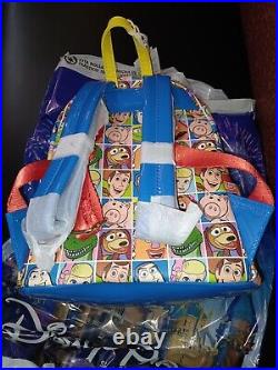 Disney Park Loungefly Pixar Toy Story Mini Backpack A+ Placement Nwt Exclusive