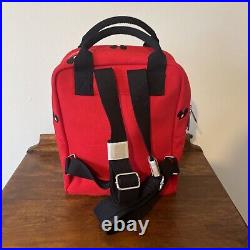 Disney Parks 2020 Red Canvas Loungefly Mickey Mouse Ear Hat Backpack