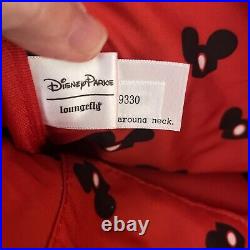 Disney Parks 2020 Red Canvas Loungefly Mickey Mouse Ear Hat Backpack