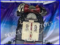 Disney Parks 2024 Tower Of Terror Hotel Donald Stitch Backpack Ear Headband Set