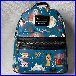 Disney Parks Chibi Loungefly Mini Backpack New Space Mountain Pluto Tea Cup