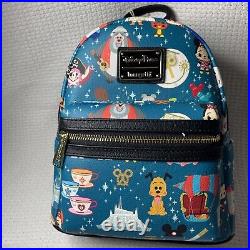 Disney Parks Chibi Loungefly Mini Backpack New Space Mountain Pluto Tea Cup