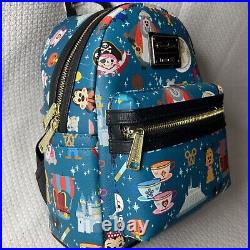 Disney Parks Chibi Loungefly Mini Backpack New Space Mountain Pluto Tea Cup