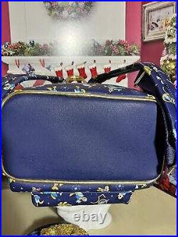 Disney Parks Disney World 50th Anniversary Blue Loungefly With Ears Backpack