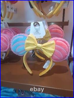 Disney Parks Eats Collection Macaron Mini Loungefly Backpack & Ears Combo 2024