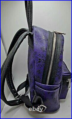 Disney Parks Exclusive Loungefly Haunted Mansion Purple Mini Backpack