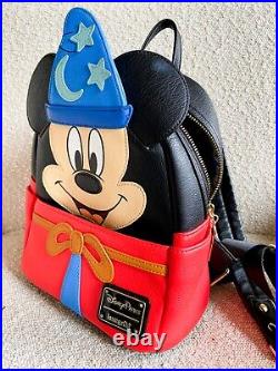 Disney Parks Loungefly Backpack Sorcerer Mickey Excellent Condition SUPER CUTE