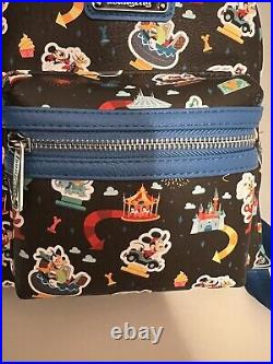 Disney Parks Loungefly Disney Ride Icons Backpack BRAND NEW With TAGS