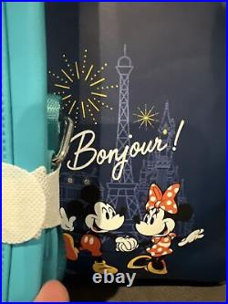 Disney Parks Loungefly Disneyland Paris Mimi Backpack Blue Sequined