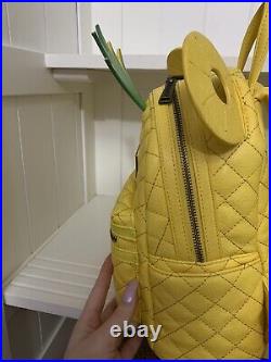 Disney Parks Loungefly Mickey Pineapple Dole Whip Mini Backpack