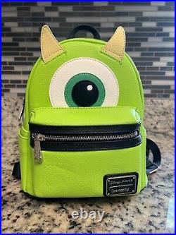 Disney Parks Loungefly Mike Wazowski Backpack Purse Monsters Inc