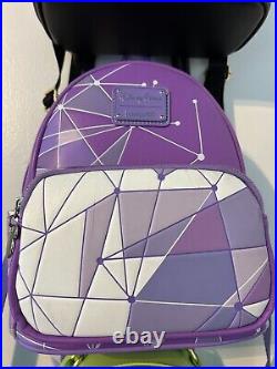 Disney Parks Loungefly Mini Backpack Magic Kingdom Purple Wall Bag