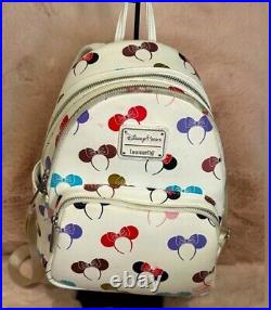 Disney Parks Loungefly Minnie Mouse Ears Holder Mini Backpack