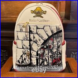 Disney Parks Loungefly PIRATES OF THE CARIBBEAN Jail Scene Mini Backpack 2023