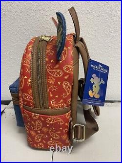 Disney Parks Main Attraction Collection Mickey Thunder Mountain Backpack &Plush