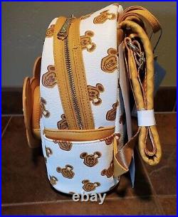 Disney Parks Mickey Mouse Waffle Loungefly Mini Backpack Sold Out Rare