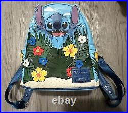 Disney Parks Mini LoungeFly Backpack Stitch