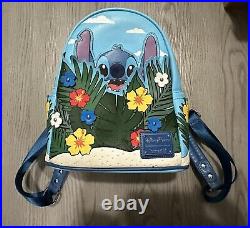 Disney Parks Mini LoungeFly Backpack Stitch