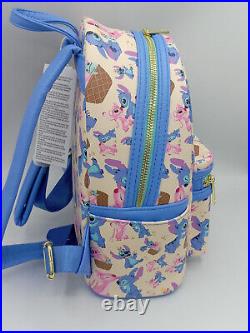 Disney Parks Stitch And Angel Valentines All Over Mini Backpack Exact A+ 2024