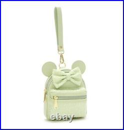 Disney Parks mint green loungefly Sequin mini backpack and wristlet SOLD OUT