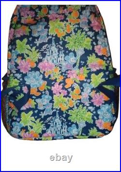 Disney Parks x Lilly Pulitzer Backpack Mickey & Minnie Mouse Cinderella Castle