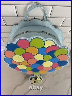 Disney Pixar Loungefly Up Balloon House Backpack Bag NWOT