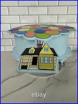 Disney Pixar Loungefly Up Balloon House Backpack Bag NWOT