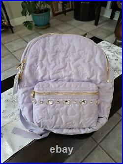 Disney Princess Stoney Clover Lane Purple Lavender Rhinestone Backpack 2023 NEW