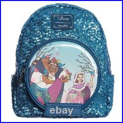 Disney Snow Globe Series Beauty & The Beast Mini Backpack by Loungefly