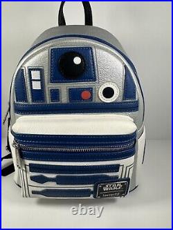 Disney Star Wars Loungefly R2-D2 Cosplay Mini Backpack NEW RARE with Tags