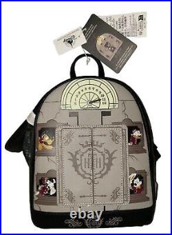 Disney Tower Hotel Tower Of Terror Loungefly Mini Backpack Glow In The Dark NWT