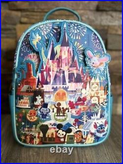 Disney park's loungefly Joey Chou backpack NWT