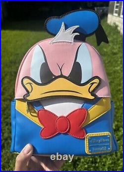 Donald Duck 90th Anniversary Color Changing Loungefly Mini Backpack