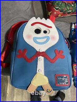 Forky Backpack Loungefly Pixar Disney Toy Story Rare And Fanny Pack