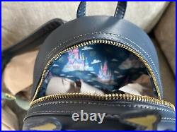 HTF Rare Loungefly Disneyland Paris Sleeping Beauty Castle Mini Backpack NWT